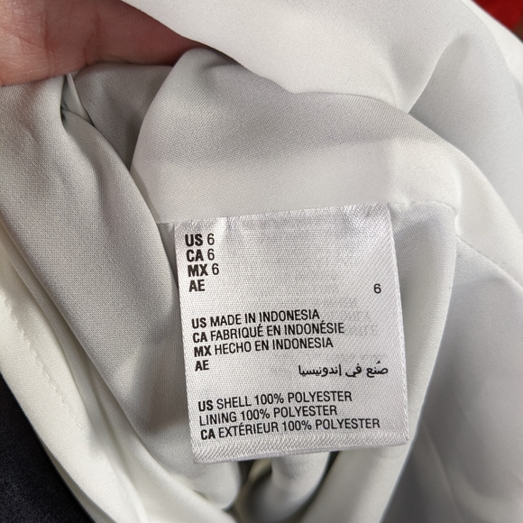 Alfani - Black and white color block cow print dress 6 - Picture 5 of 7